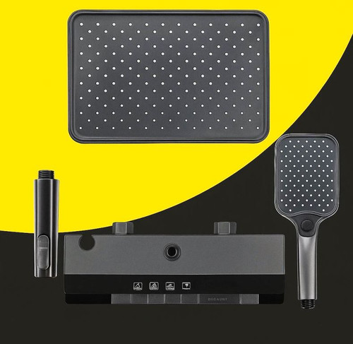 دوش حمام پیانویی دیجیتال Dikalan DKL90831 رنگ دودی